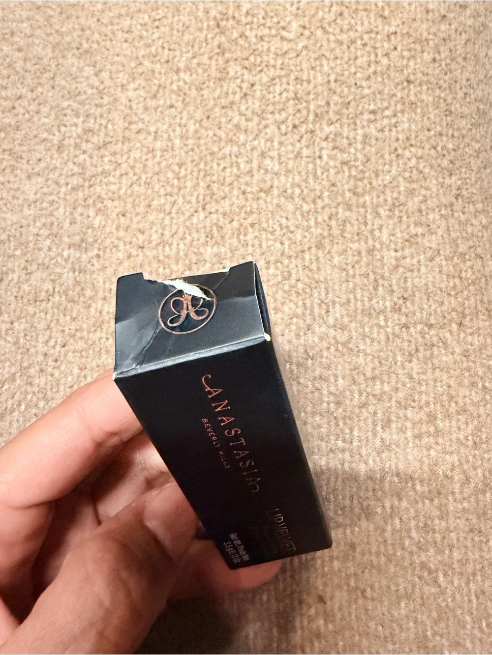 Never used Anastasia Beverly Hills Lip Velvet Liquid Lipstick - peachy nude 3.5g
